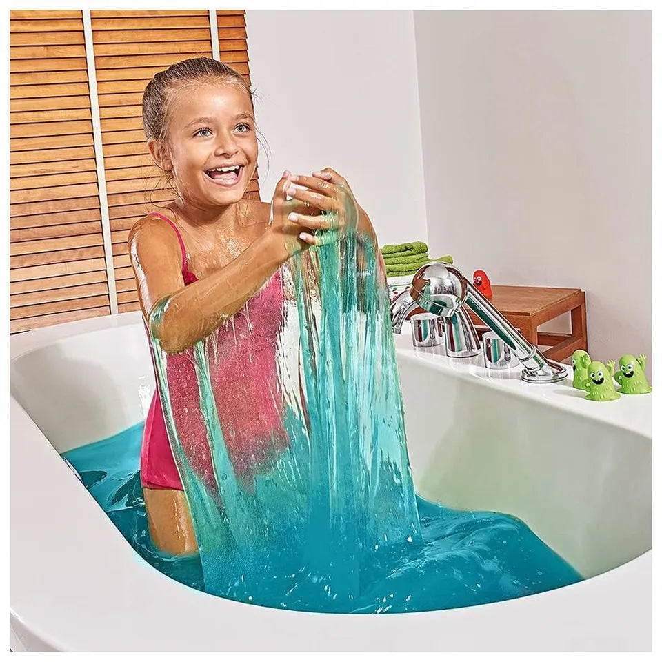 Zimpli Kids - Slime Baff & Crackle Bath - Orange & Aqua - 4 Pieces