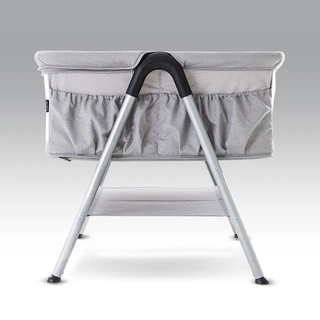 Teknum Fellow 2 Twin Bedside Crib Bassinet – Grey
