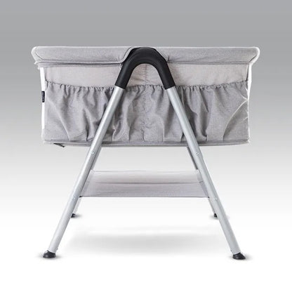 Teknum Fellow 2 Twin Bedside Crib Bassinet – Grey