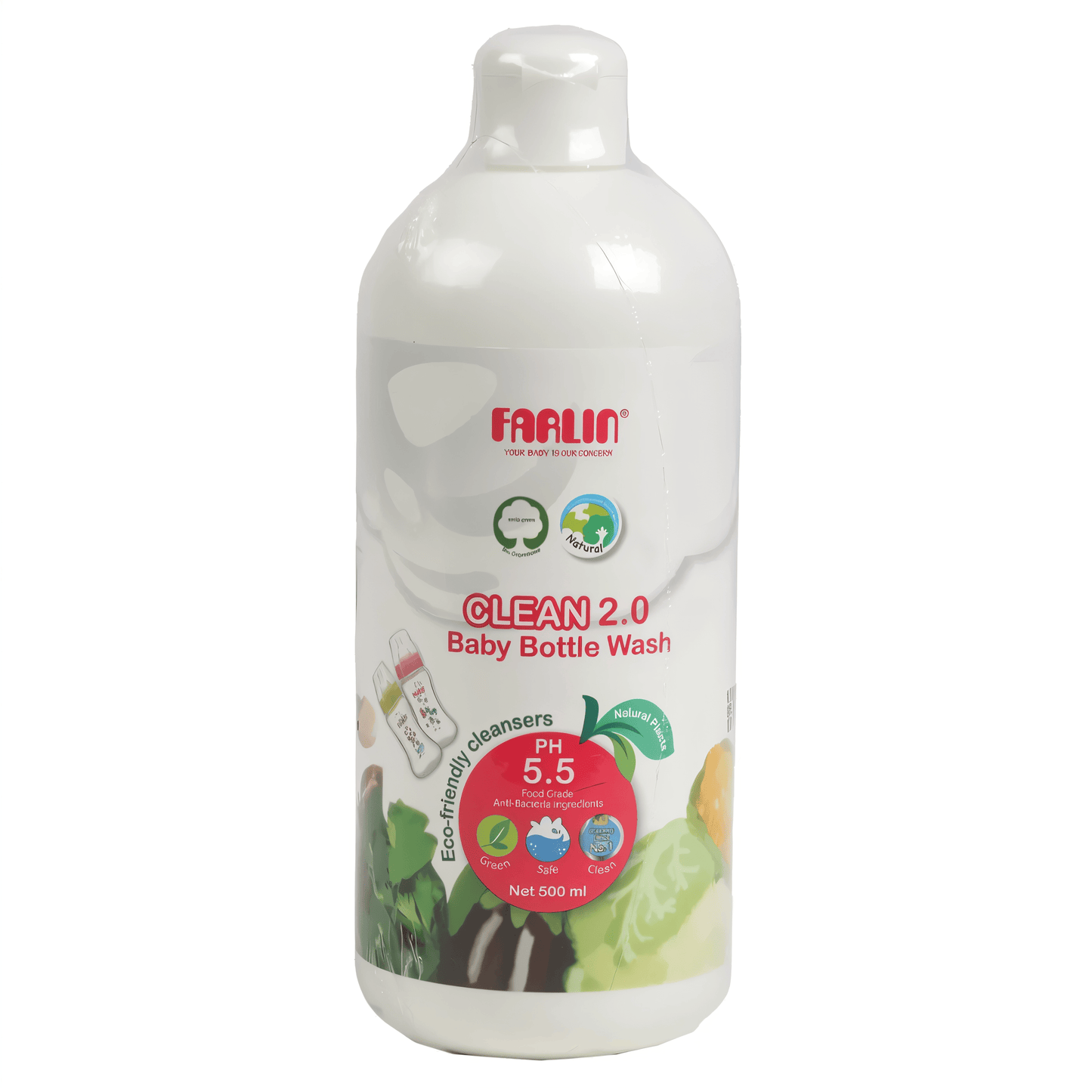 Farlin Baby Bottle Wash Flip Top (500 ML)