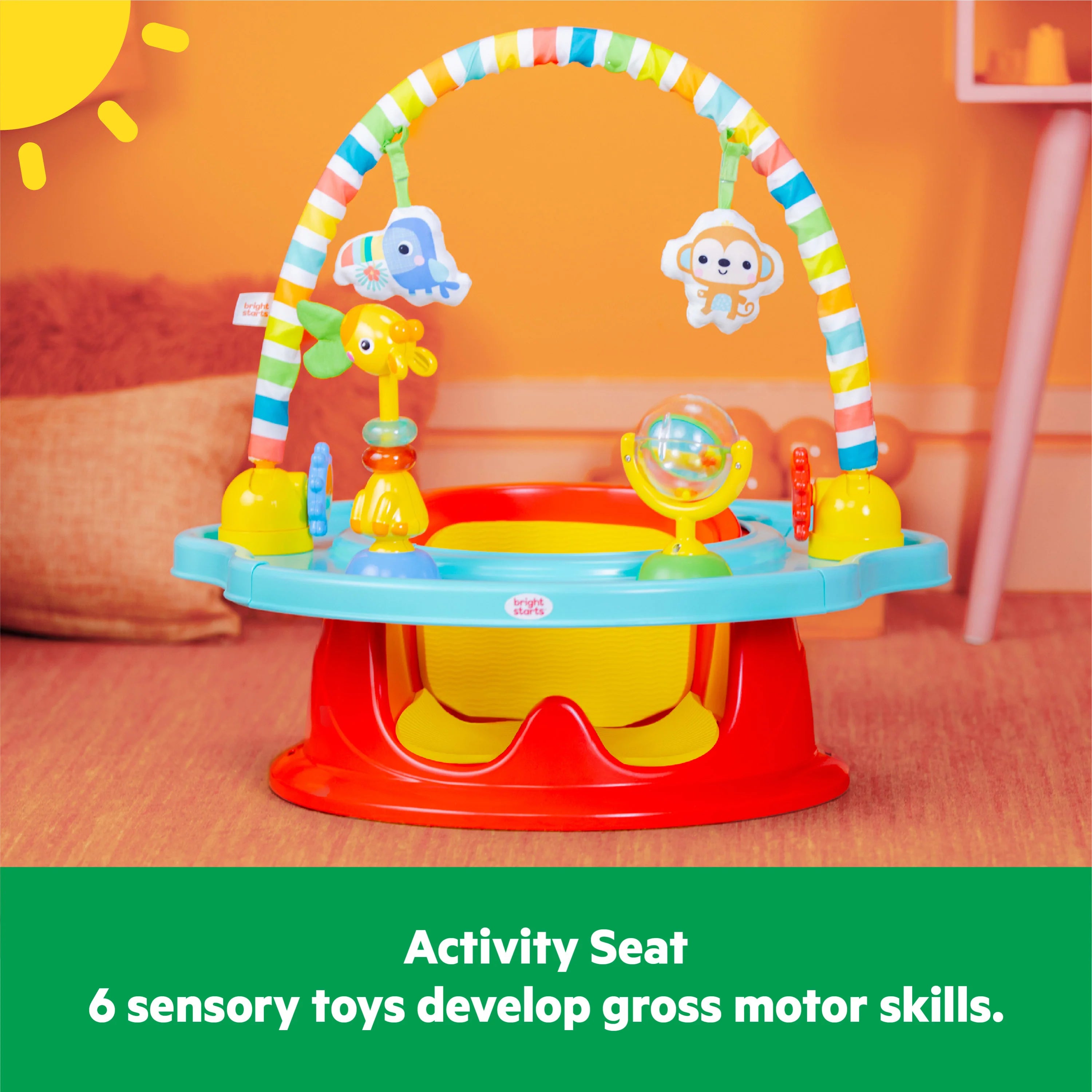 Bright Starts SuperSeat  Playful Paradise 3 In 1 Seat