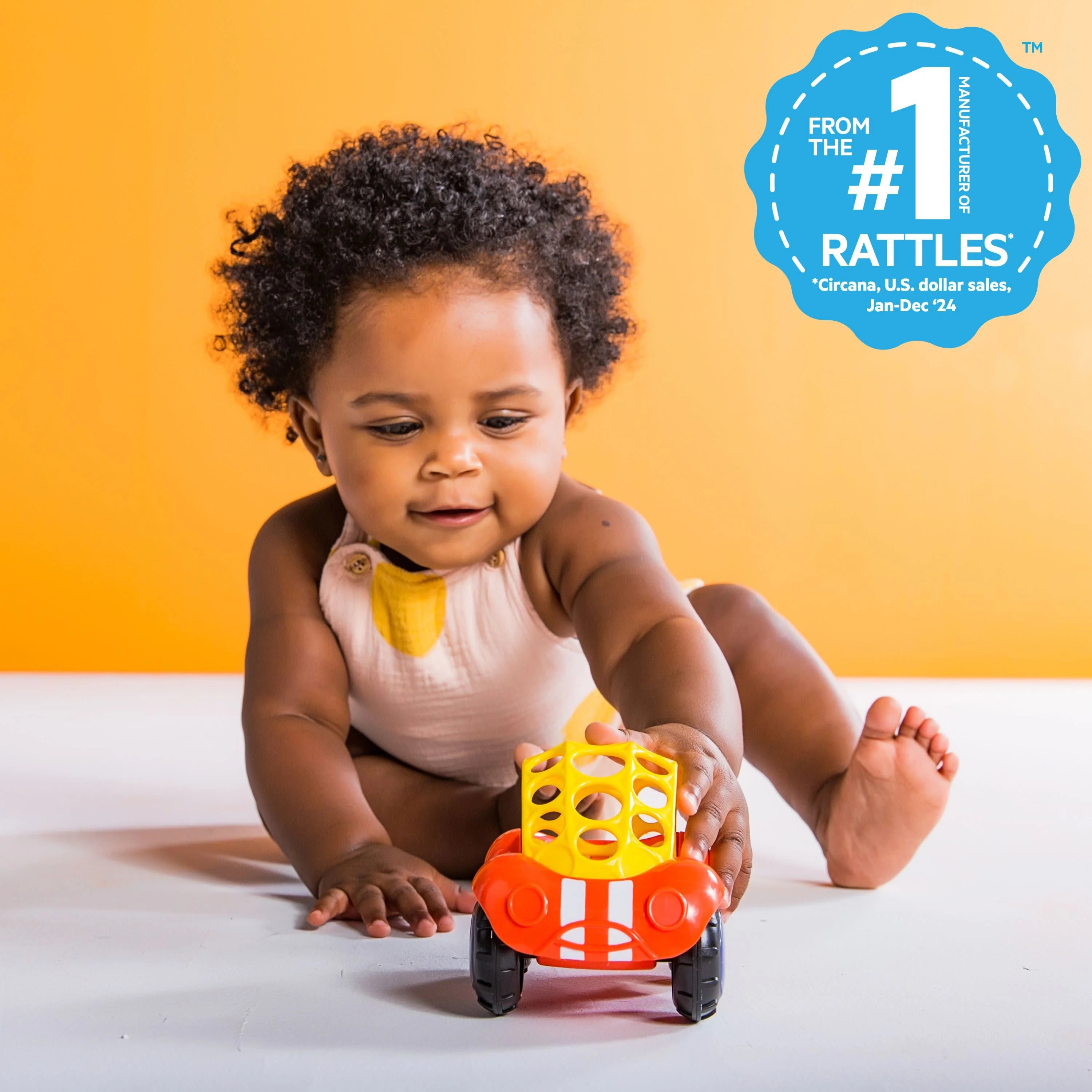 Bright Starts Rattle & Roll Buggie Toy