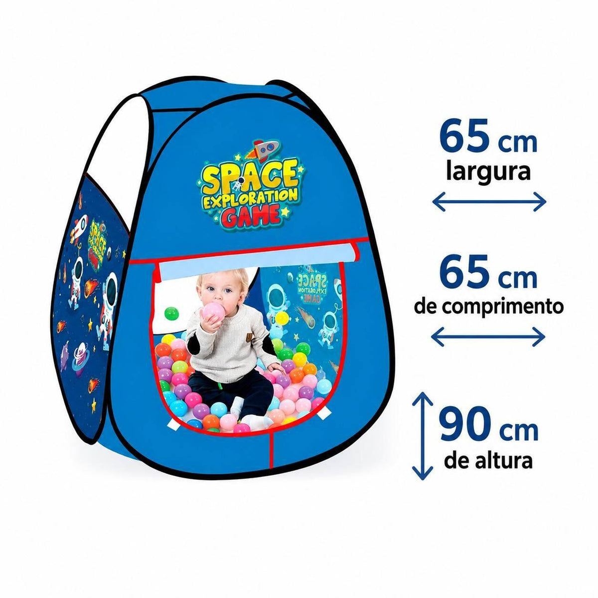 Space - Kids Astronaut Space-Themed Foldable Play Tent