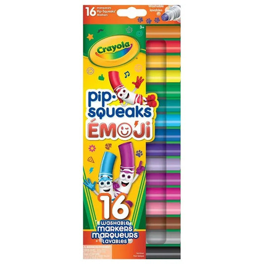 Crayola Pip-Squeaks Mini Stamper Washable Markers – 16pcs