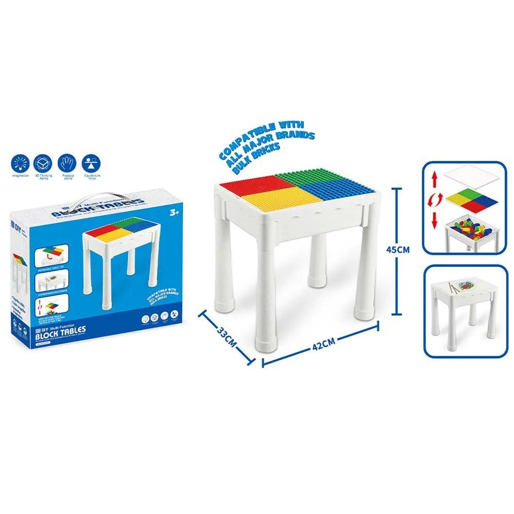 Little Story 4-In-1 Activity and Block Table With 50 Blocks (Large)