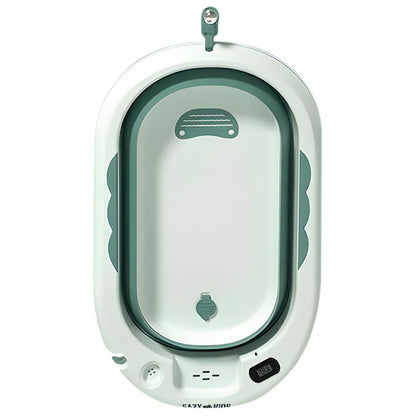 Eazy Kids Foldable Bathtub With Thermometer & Mug