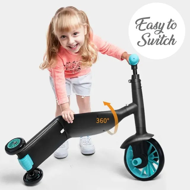 Little Story Kids Scooter / Balance Bike / Tri Cycle – Green