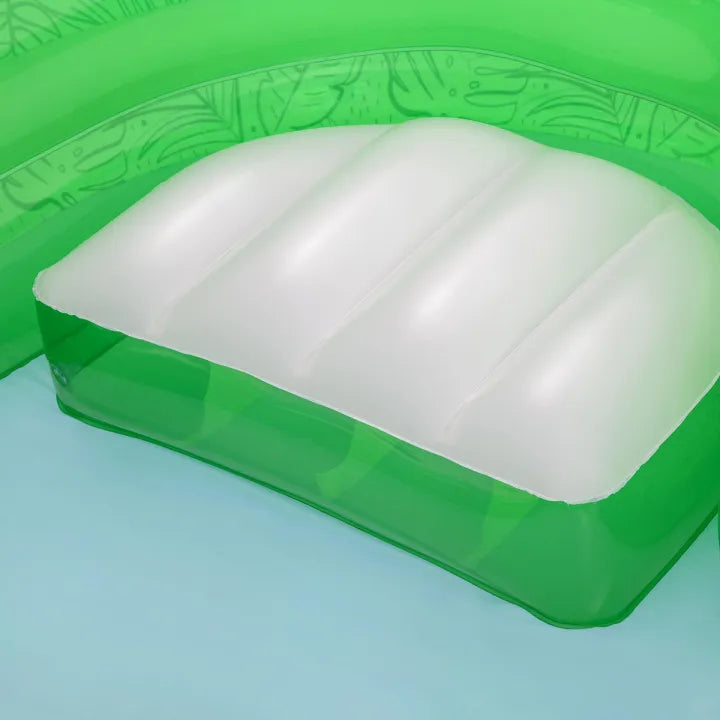 Bestway Tropical Paradise Family Swimming Pool – 7.5ft, Green/White