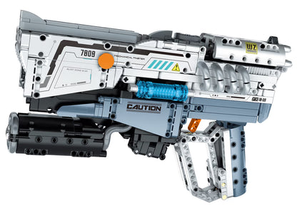 iM.Master Pulse Mechanical Pistol Building Set (7809) – 1013 Piece Future Space Gun