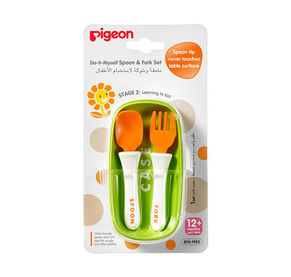 Pigeon Do It Myself Spoon & Fork.- Stage 2