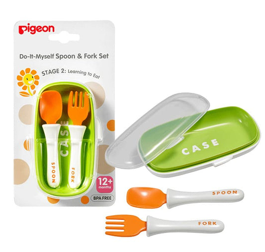 Pigeon Do It Myself Spoon & Fork.- Stage 2