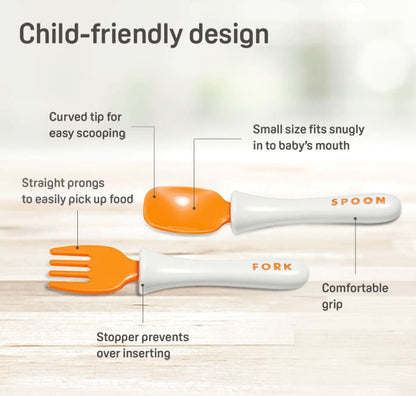 Pigeon Do It Myself Spoon & Fork.- Stage 2