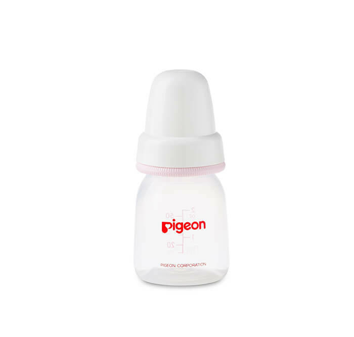 زجاجة بلاستيكية برقبة رفيعة من بيجون بغطاء أبيض (50ml)