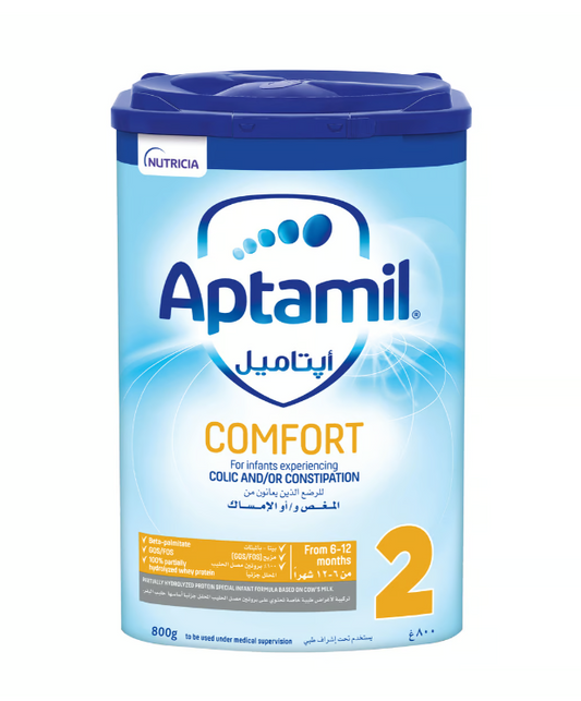 Aptamil Comfort Stage 2 Infant Formula Based - 800 Grams (6-12 Months)