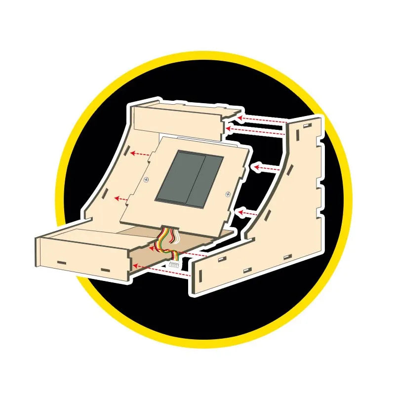 Buki France Build Your Own Arcade Cabinet Game Kit