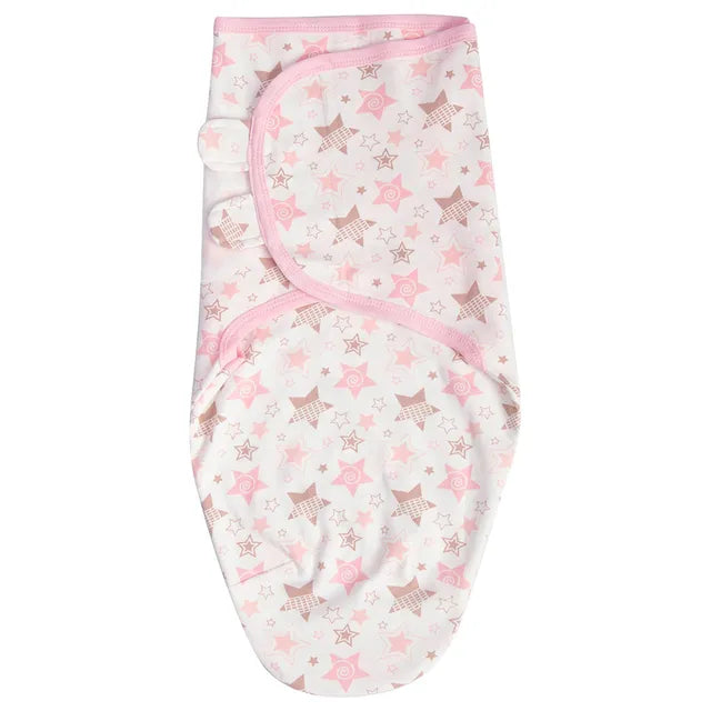 Tiny Toes - Baby Girls Printed Swaddle - Pack Of 2 - Pink