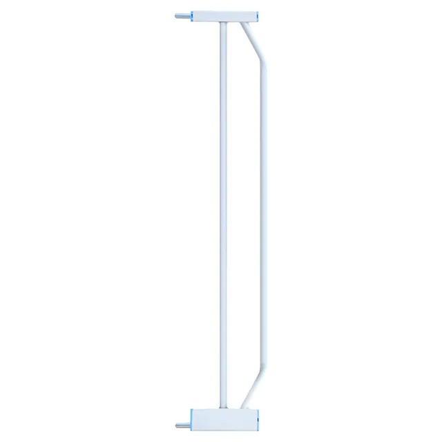 Baby Safe Metal Safety Gate with 10 cm Extension – White