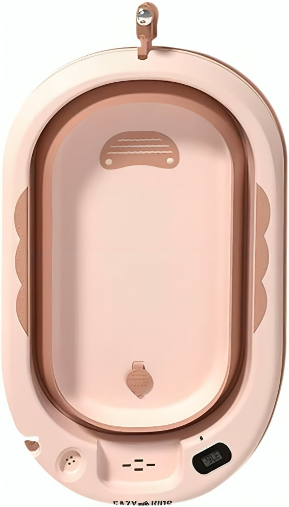 Eazy Kids Foldable Bathtub With Thermometer & Mug