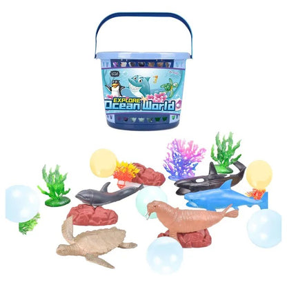 Little Story Ocean World Bucket Set – 21Pcs