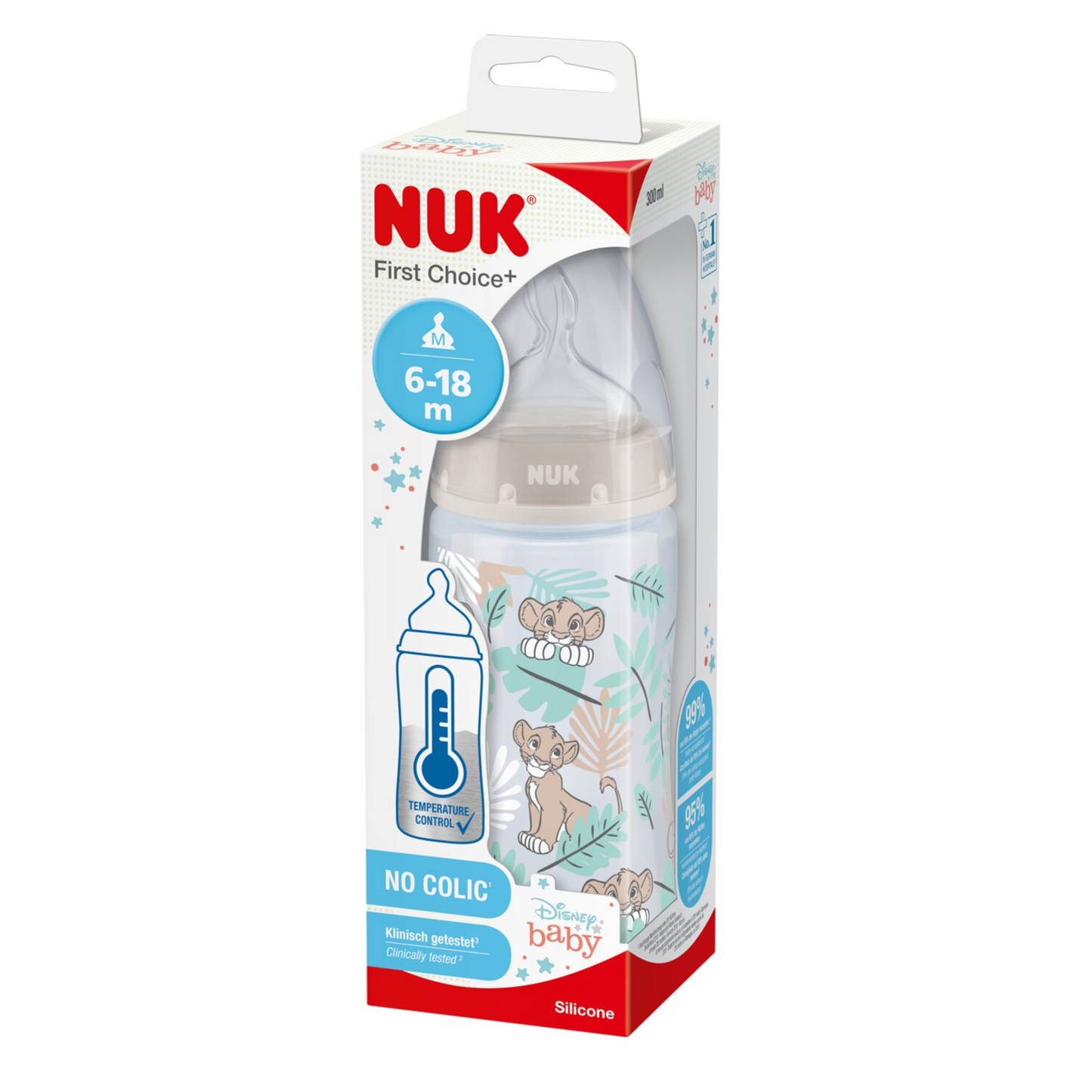 Nuk First Choice+ Pp Bottle Lion King (300ml)