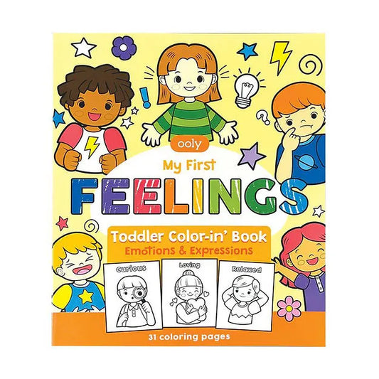 Ooly Toddler Color-in Book
