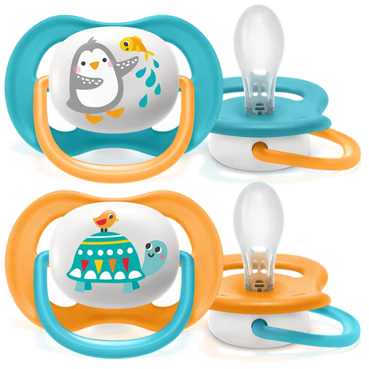 Philips Avent Ultra Air Animals Pacifier - Pack of 2 (6-18 Months)