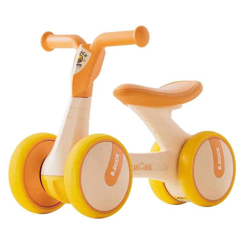 B.Duck - 7-Inch Kids Balance Bike - Yellow