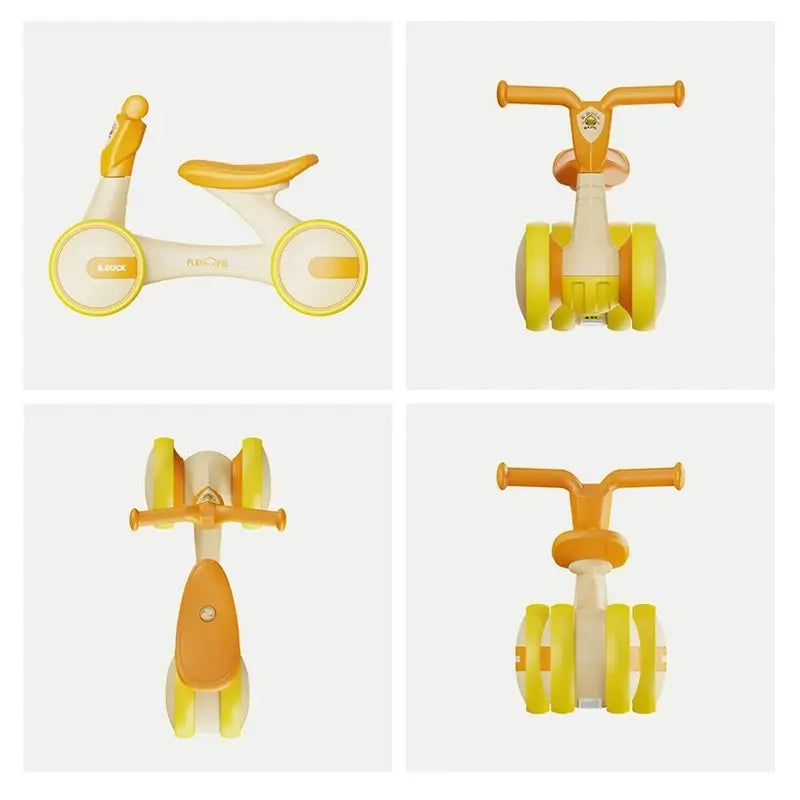B.Duck - 7-Inch Kids Balance Bike - Yellow