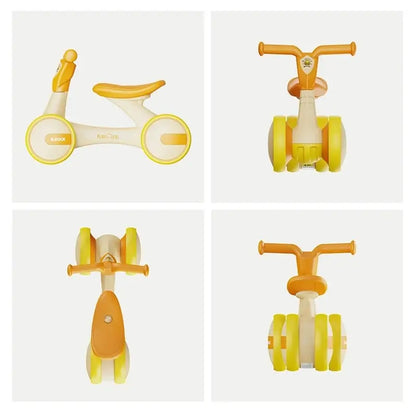 B.Duck - 7-Inch Kids Balance Bike - Yellow