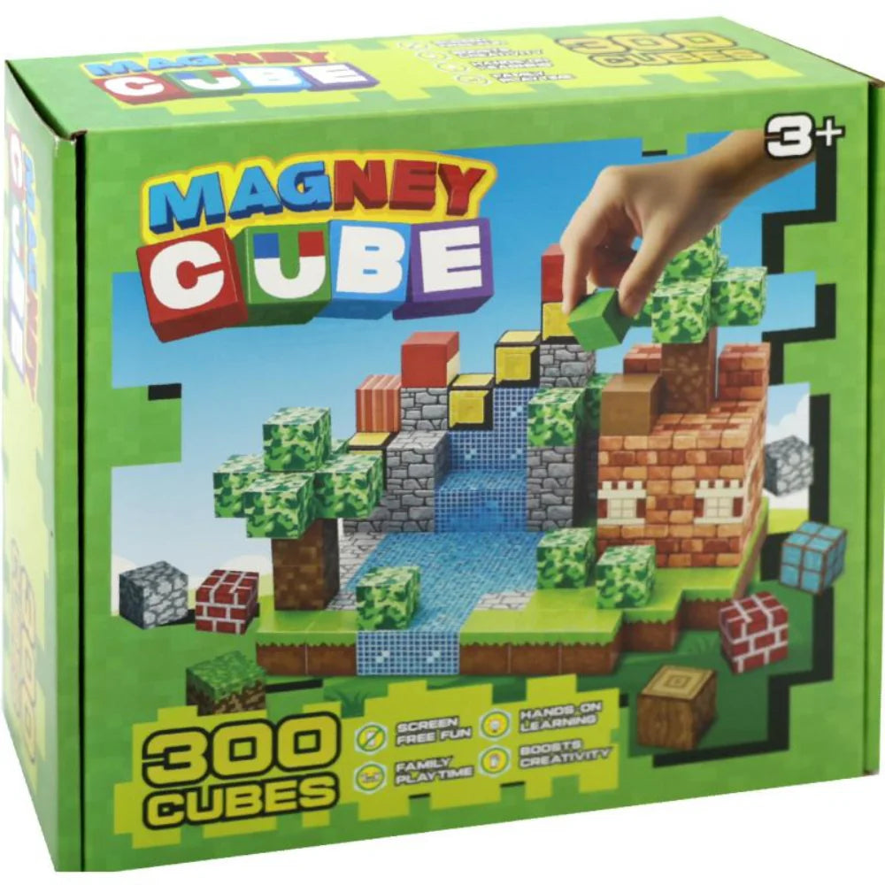 Magney Cube 300-Piece Magnetic Building Set