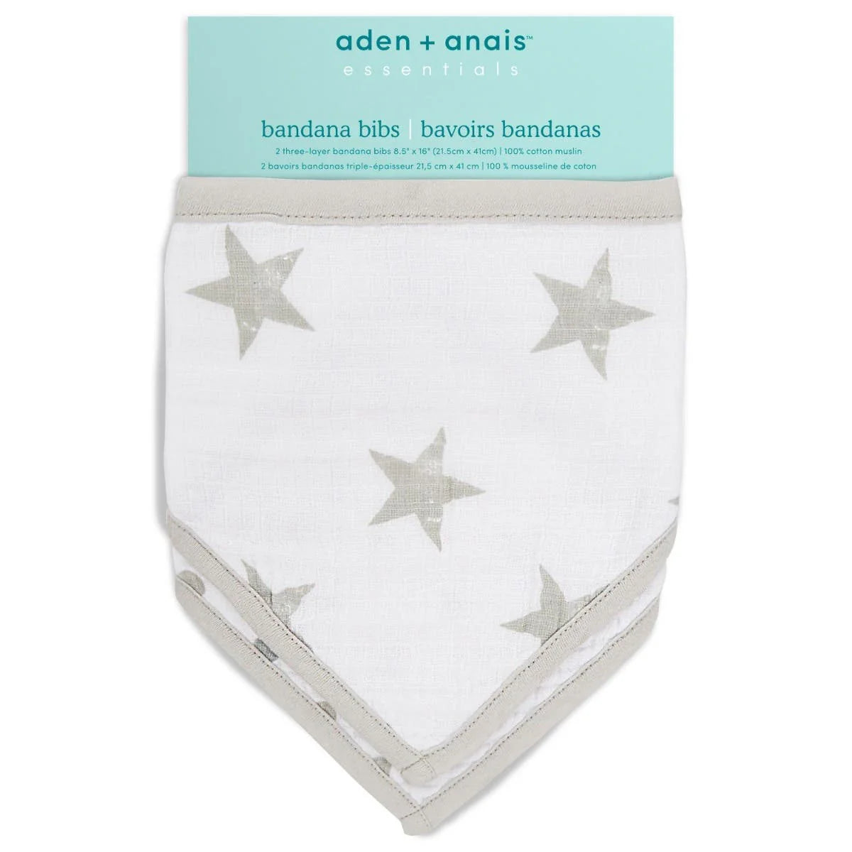 Aden & Anais Essentials Bandana Bibs - Pack of 2