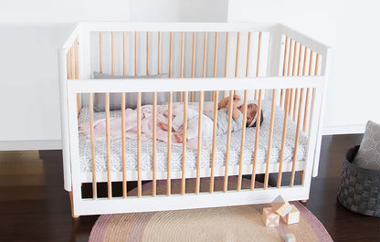 Babyhood - Riya 5-in-1 Convertible Baby Cot with Drop Side