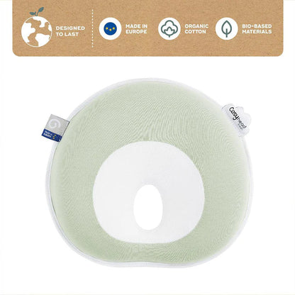 Babymoov Cosyhead Fresh Anti Flat Head Pillow (Fresh Sage)