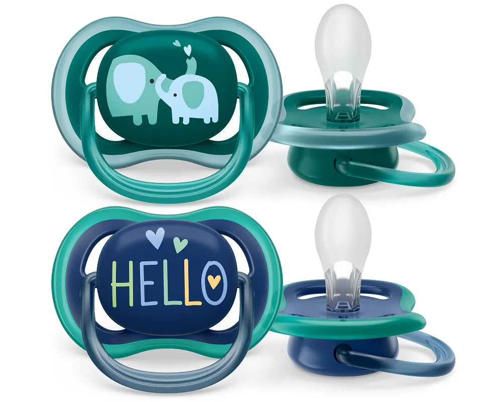 Philips Avent Ultra Pacifier Deco - Pack of 2 (18 Months)