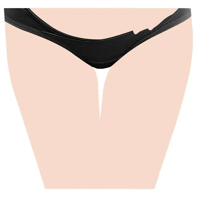 Blooming Blossom Low Waist Cotton Seamless Maternity Briefs (Black)