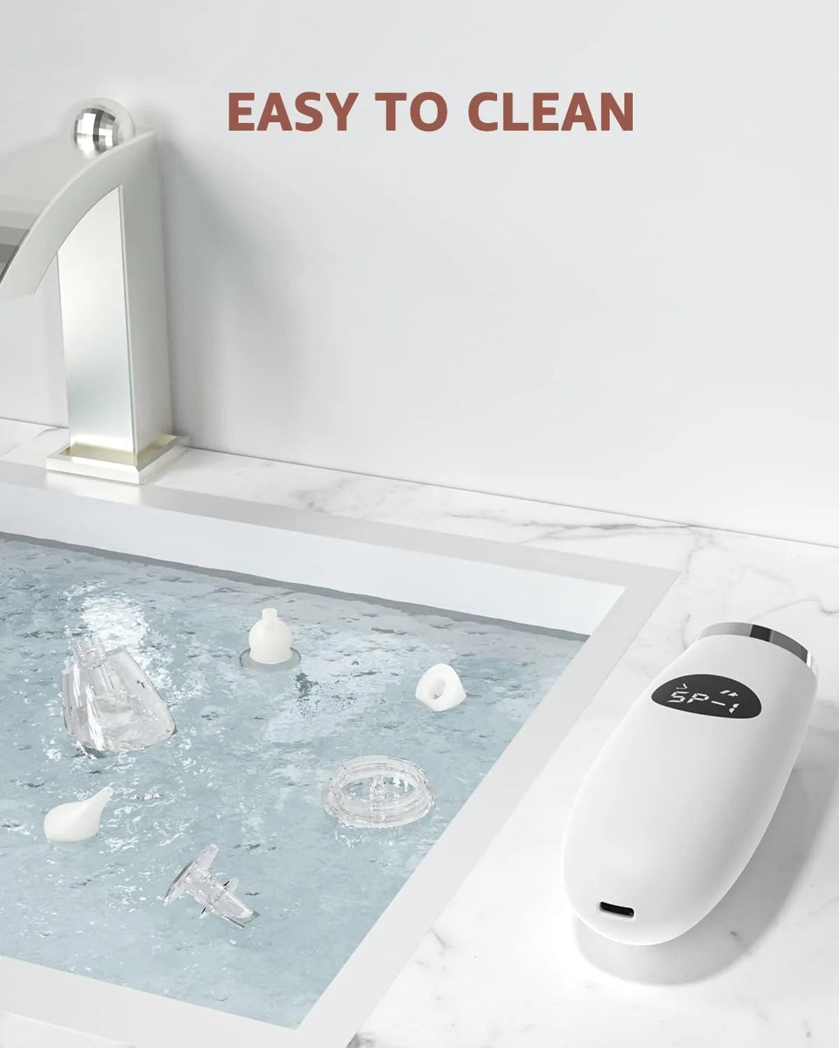 Grownsy Electric Baby Nasal Aspirator With 3 Sunction Modes