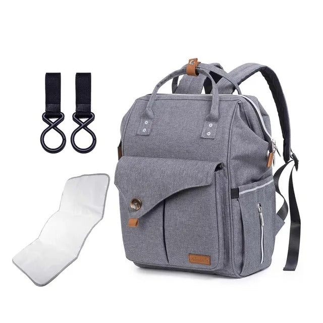 Teknum Travel Lite Stroller with Alameda Diaper Backpack