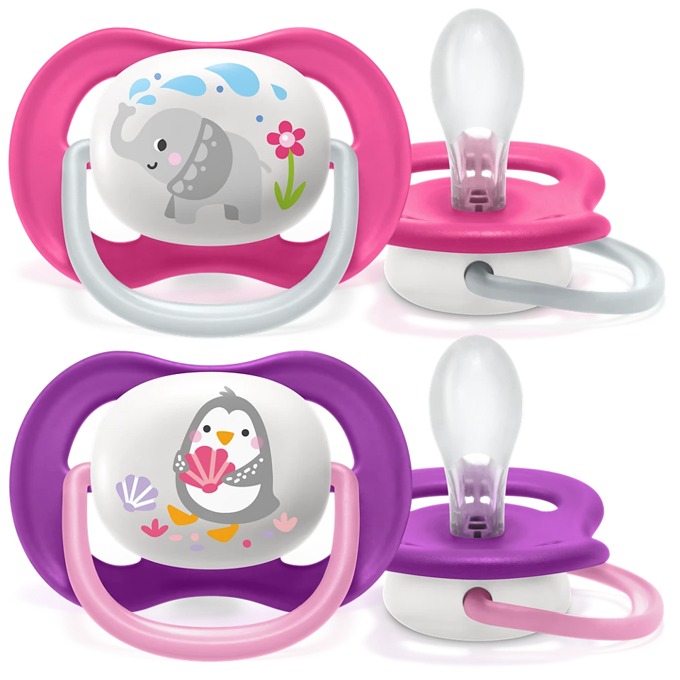 Philips Avent Ultra Air Animals Pacifier - Pack of 2 (6-18 Months)
