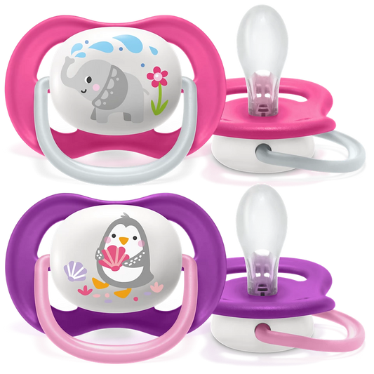 Philips Avent Ultra Air Animals Pacifier - Pack of 2 (6-18 Months)