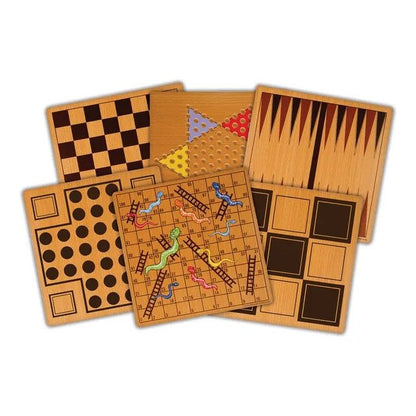 TCG - 7-In-1 Classic Solid Wood Game
