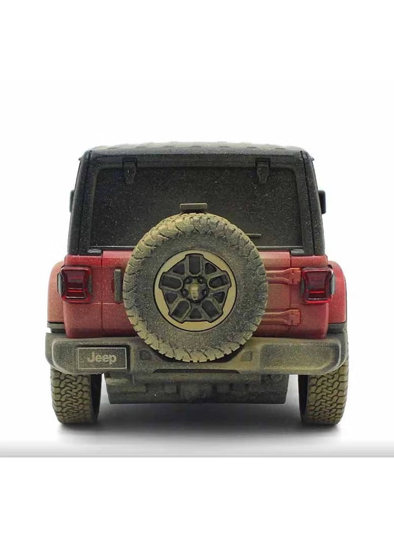 Rastar R/C Jeep Wrangler Rubicon Muddy Version – 1:24 Scale