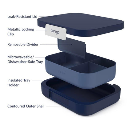 Bentgo Modern Adult Lunchbox (850ml, Navy)