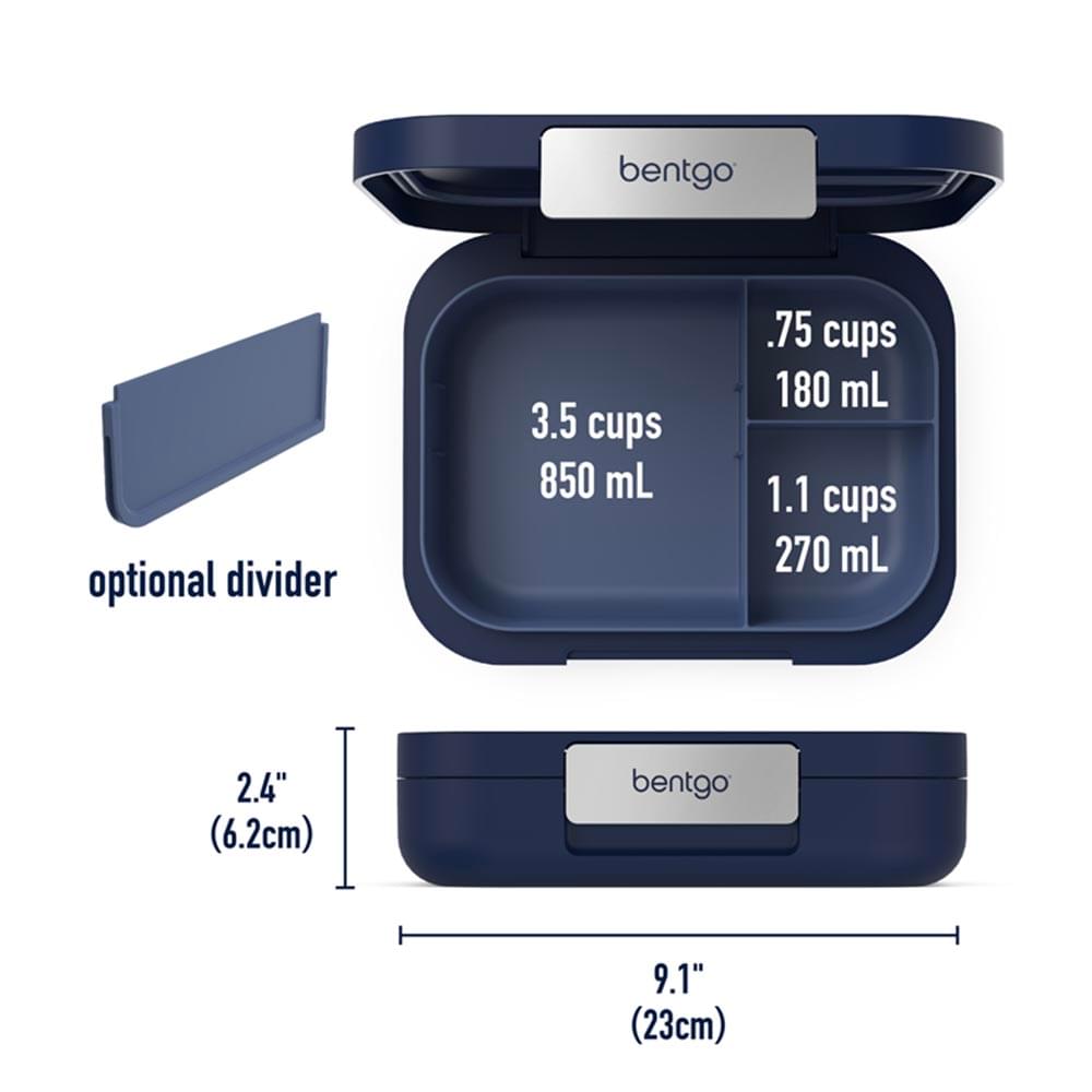 Bentgo Modern Adult Lunchbox (850ml, Navy)