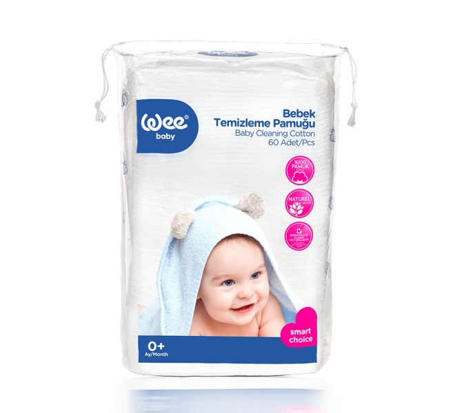 Wee Baby Cleaning Cotton (60pcs)