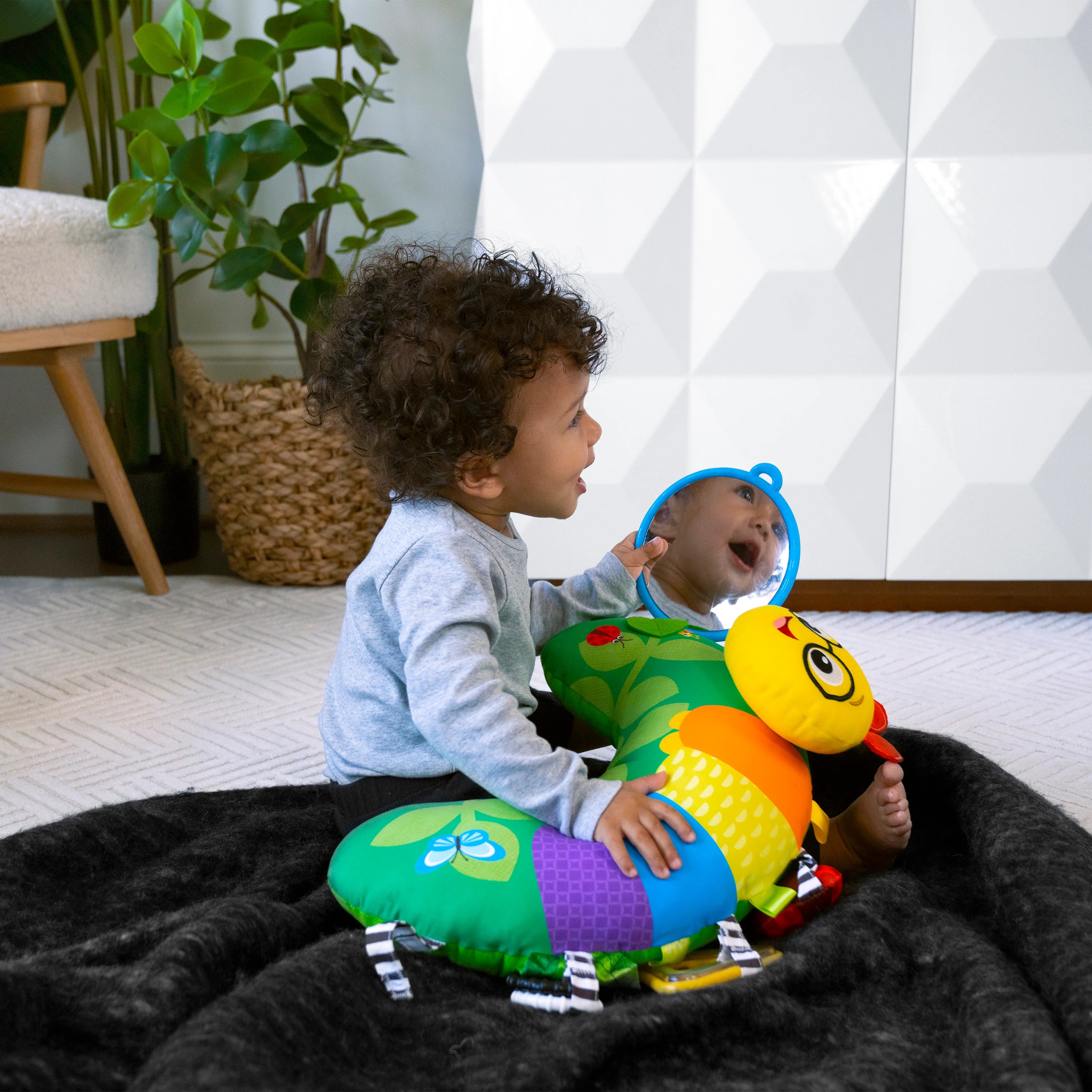 Baby Einstein Cal A Pillow Tummy Time Activity Pillow