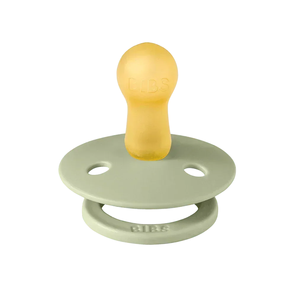 BIbs Pacifier Colour Latex Size 2 (Sage) - Pack of 1