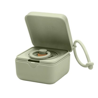 Bibs Pacifier Box Sage.