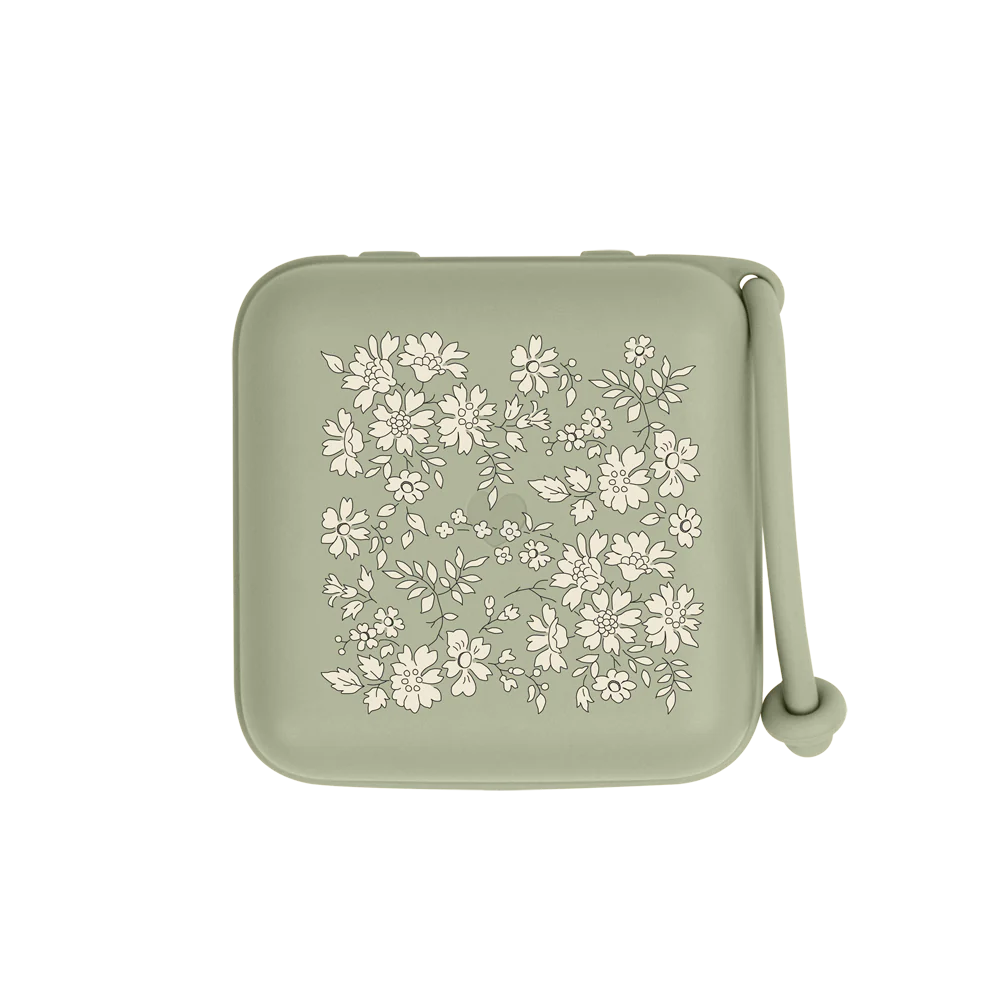 BIBS x Liberty Pacifier Box Sage.
