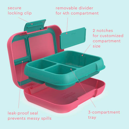 Bentgo 3-4 Compartments Pop Lunchbox