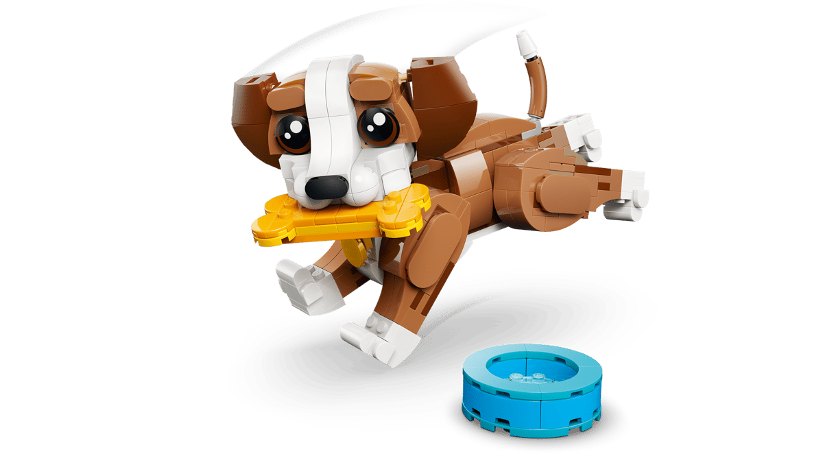 LEGO - Creator 3-in-1 Cute Animals: Playful Puppy Dog - 336 Pieces